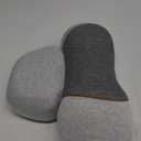 Pillow Traction Massager,3-in-1 Neck Pillow with Heat Therapy, Massage and Stretching (Light Gray)