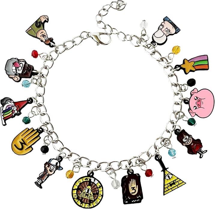 JDHFJFH Metal Original Design Quality Anime Cartoon Bracelet Gifts for Woman Men