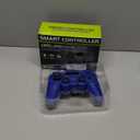 RARELEMON Wireless Gamepad for PC Laptop Android Steam  Blue USB & Bluetooth Game Controller with Phone Mount Compatible with Windows 7/10 Steam Deck Switch via Adapter Android TV Box & OTG