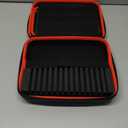 XXL Large EVA Hard Shell Dart Case for 15Darts, 30 Flights, Shafts & Accessories with Carry Handle, Darts Case with Soft Pad & Mesh Bag for Steel or Soft Tips, Dart Bag Bar Game, Travel -Red