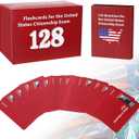 US Citizenship Flash Cards 2026, Us Citizenship Test Study Guide 2026, 128 USCIS Civics Questions & Answers Civics Test Flash Cards, Preguntas para La Ciudadania for Adults(English)
