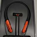 CJ TECH Bobcat Neckband Bluetooth Headphones - Earphones with Microphone, 80H Battery, Fast Charging - IPX4 Sweatproof Sports Headphones for Running, Jobsite, Gym, and Workout