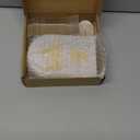 Clear Arch Acrylic Table Numbers for Wedding Reception - 5" x 7" Gold Font Centerpiece Set with Holder Stands & Head Table Sign - Anniversary, Event, Party