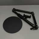 Overhead Phone Mount for Desk, 17" Long Arm Adjustable iPhone Holder, Heavy Duty Rotatable Stand for Video Recording, Live Streaming, Crafting, Cooking