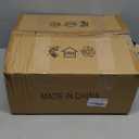 Glass Pendant Light Kitchen Island, 11.8" Industrial Hanging Light Fixture, Black Pendant Lighting with Glass Shade for Dining Room Kitchen Sink Hallway Entryway