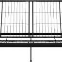 DHP Aiden Metal Futon Frame, Black