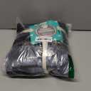 PetAmi Waterproof Dog Blanket, Leakproof Puppy Blanket for Small Medium Dogs, Furniture Sofa Couch Cover Protector, Fleece Pet Throw Indoor Cat Kitten, Reversible Washable Soft Plush, 29x40 Black Gray