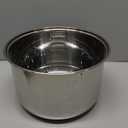 Stainless steel inner pot of rice cooker - compatible with aroma ARC-150SB, ARC-5200SB and Insignia NS-RC20CSS1 rice cooker pot.