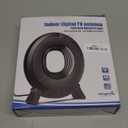 TV Antenna Indoor for Local Channels, 2025 Long Range Antenna for Smart TV 360 Reception,Digital TV Antenna for All Smart/Old TVs, Supports 4K 1080P HD VHF UHF