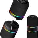 ADX True Wireless Stereo Split Speakers  Detachable Wireless 5.3 System with Dual 52mm Drivers for Immersive Cinematic Audio & Clear Outdoor Volume (Black)