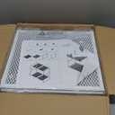 OYEAL Computer Tower Stand, PC Tower Stand Metal Rolling Cart Holds up to 40lbs, 2 Tier Mobile Printer Stand with Storage Under Desk for Home & Office, White