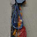 Interactive Flirt Pole Toy for Dogs Chase and Tug of War,Durable Teaser Wand with Pet Fleece Rope Tether Lure Toy to Outdoor Exercise & Training for Small Medium Large Dogs (Blue/Red, POLE-35 inches)