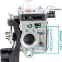 SRM 2620 Carburetor for Echo SRM 2620 SRM-2620T PPT-2620 SRM-2620 Trimmer A021004601 A021004600 26X Carburetor for Shindaiwa T262X C262 LE262 EB262 Blower Trimmer with Air Filter Kit