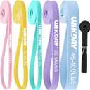 Resistance Bands, Pull Up Bands, Workout Bands for Exercise, Thick Heavy Resistance Band Set with Door Anchor, Elastic Bands for Body Stretching, Training at Home/Gym for Men & Women (8-100LBS)