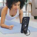 Valentine's Day Gift for Him Magnetic Phone Grip Holder for MagSafe Phone Ring Grip Stand,Universal Magnetic Phone Ring Holder Compatible with MagSafe Accessories for iPhone 17 Pro Max Black