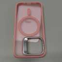 ESR for iPhone 16 Pro Case, Compatible with MagSafe, Military-Grade Protective Case, Built-in Stash Stand Phone Case, Scratch-Resistant Back Cover, Classic Series, Frosted Pink