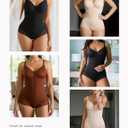 SHAPELLX Shapewear for Women Tummy Control Half Body Shaper Snatched Zipper Butt Lifting Faja Colombiana Bodysuits for Women (Black, M)