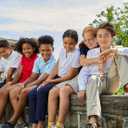 French Toast Girls Pull-On Cotton Twill Shorts with Pockets (Beige)