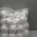 LOMIMOS 40pcs 3 Inch Foam Balls, White Craft Balls for Arts & Crafts DIY Crafts Making Ornaments Decoration School Projects Easter Christmas Party Supplies