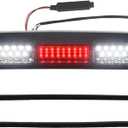 RAVSOFT LED 3rd Third Brake Light Smoked Lens with Seal Gasket For 2009-2018 Dodge Ram 1500 2500 3500 High Mount Stop Lamp Assembly