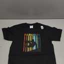 Vintage Style Parkour Silhouette T-Shirt, Black, Youth, Small