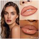 KISSIO Peel Off Lip Stain & Nourishing Lip Oil Set - Transfer Proof, All-Day Wear Tint with Hydrating Care - Complete Lip Kit for a Natural Matte to Glossy Finish,0.21 fl oz