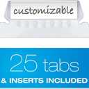 Pendaflex Hanging File Folders, Letter Size, Assorted Colors, 1/5-Cut Adjustable Tabs, 25 Per Box (81663)