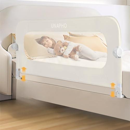 UNAPHO Bed Rails for Toddler,Adjustable Height Bed Rail Bed Rail Guards