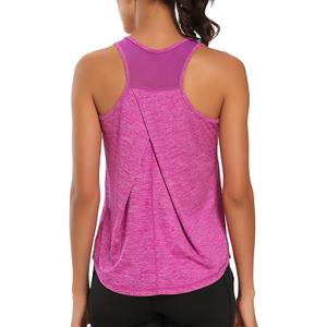 Dawnrole Workout Tank Tops Women Gym Sport Sleeveless Running Tops Yoga Shirts