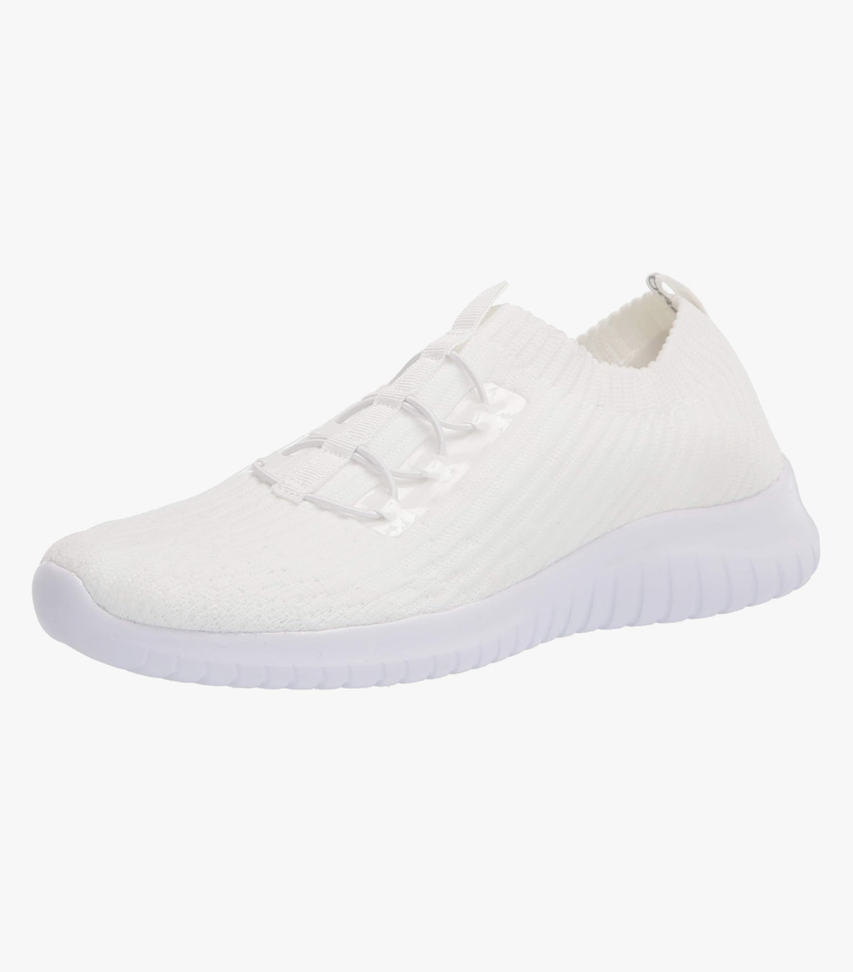 TIOSEBON Women's Slip On Walking Shoes Lightweight Casual Running Sneakers, Size 46/ 12 Wide