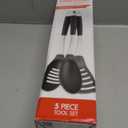 Circulon Harmony Tools 5-Piece Nylon Tool Set, Black