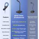 BOYA CM40 Computer USB Microphone for PC, Laptop, Mac & Phones with 192kHz/24-Bit, ENC Noise Cancellation, 030 dB Gain, One-Touch Mute, Headphone Monitoring, Gooseneck Microphone for Gaming Podcast