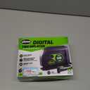 Slime 40088 Tire Inflator, Portable Car Air Compressor, Inflate Right automatic shut off, with Digital 99 psi Display, Long Hose and LED Light, 12V, 6 min inflation (Compact)