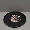 Winco Round Fiberglass Tray with Non-Slip Surface, 16-Inch, Black (15.9")