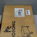 ROSONG Collapsible Wagon Cart with Wheels Foldable - Folding Utility Heavy Duty Wagons Carts for Grocery Sports Garden Shopping Camping Wheelbarrows (Black, 120L)