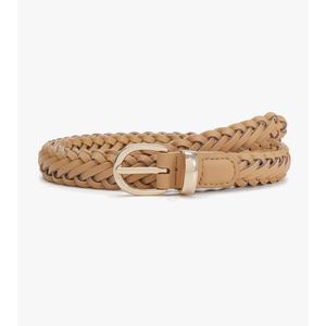 Thin Braided Belts for Women Classic Waist Belt Skinny Woven Strap for Jeans Pants Dress