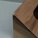 YANGQIHOME Acacia Hand Towel Box Cover Compatible with Kleenex Disposable Paper Hand Towels, Wall Mounted Paper Towel Holders, Hand Towel Holder for Bathroom, Car, Tabletop