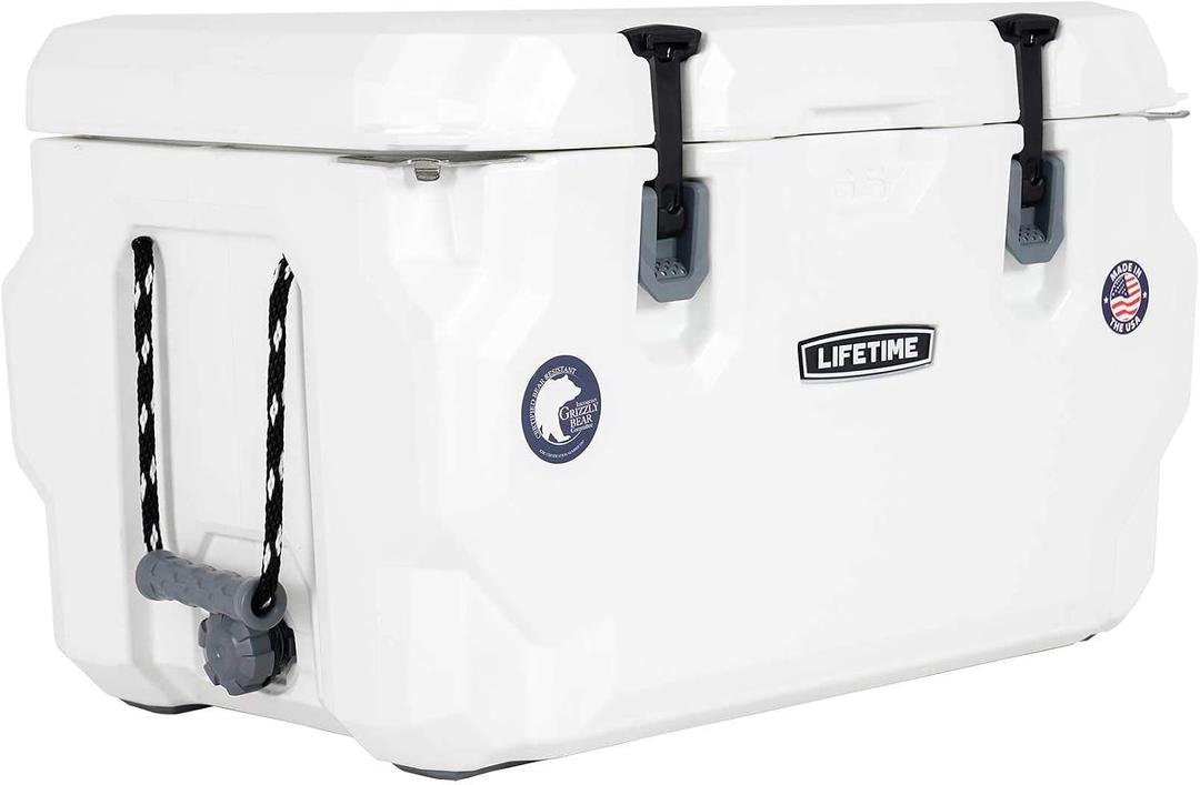 Lifetime Hard Cooler, High Performance Ice Chest, 65 Quart