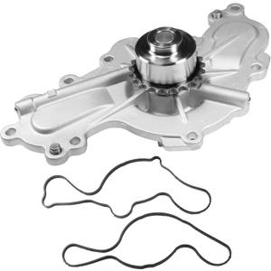 AW6023 Water Pump W/Gasket Replacement for Ford Fusion edge flex taurus X 3.5L Replacement for Lincoln MKS MKT MKX MKZ Replacement For MAZDA 6 3.7L CX-9 3.5L 3.7L V6