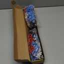 Hananona 10 Pcs 4th of July Flowers Artificial Babys Breath Fake Silk Patriotic Flowers for Independence Day Home Decor Floral Arrangement Table Centerpieces (10, Mix)