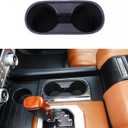 Center Console Cup Holder Insert Compatible with Toyota Tundra 2014-2021,Gear Shift Console Cup Holder Sub Assembly Protective Case Cup Holder Protector Coaster Accessories