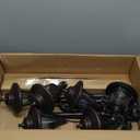 EDISHINE Low Voltage Landscape Lights, 12V 3W 120LM 3000K Seed Glass Outdoor Landscape Path Lights with Connectors, ORB Waterproof Electric LED Pathway Light Wired for Walkway Garden Yard, 6 Pack