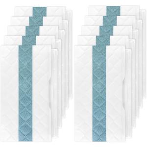 VACMOP Disposable Hard Floor Mop Pad Refills, Compatible with VM252 & VM180, No-Touch Disposal, for All Sealed Floors  Stone, Hardwood, Laminate & Tile, 10 Count Total, Model: VMP32.