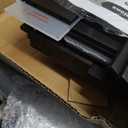 6 Tier Greeting Card Display Stand Black Bamboo and Acrylic Sticker Display Stand Trading Card Holder Retail Photos Shelf for Vendors Craft Collection & Show