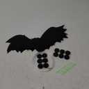 YUJUN Halloween Hanging Bats 12 Pieces 3D Realistic Scary Large Fake Black Hanging Flying Bat Spooky for Yard Sign Outdoor Indoor Lawn Decorations(3 Style)