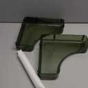 Corner Bathroom Counter Organizer Bathroom Countertop Shelf Makeup Organizer for Vanity Perfume Tray for Corner Storage (2 Tiers, Green)