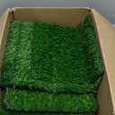 Aodaer 12 Pack Artificial Grass Mat 12 x 12 Inch Fake Grass Square Mat Synthetic Turf Patch Tiles with Drainage Hole for DIY Decoration Balcony Patio Chicken Nesting, Spring Green