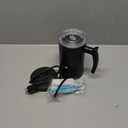 MUMAO Milk Frother, 4-in-1 Electric Milk Steamer, 350ml/ 11.8oz Automatic Frother Machine for Coffee, Warm and Cold Foam, Temperature Control for Latte, Cappuccino, Hot Chocolate