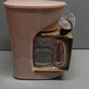 MÜELLERHOME 12-Cup Pink Coffee Maker - Borosilicate Carafe, Auto-Off, Pink Accessories, Reusable Filter, Anti-Drip, Kitchen Appliances, Keep-Warm Function, Kitchen Décor