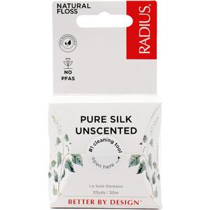 RADIUS Natural Silk Floss, Waxed, Round, Natural , 33-Yards (Pack of 3) ( Value Bulk Multi-pack)